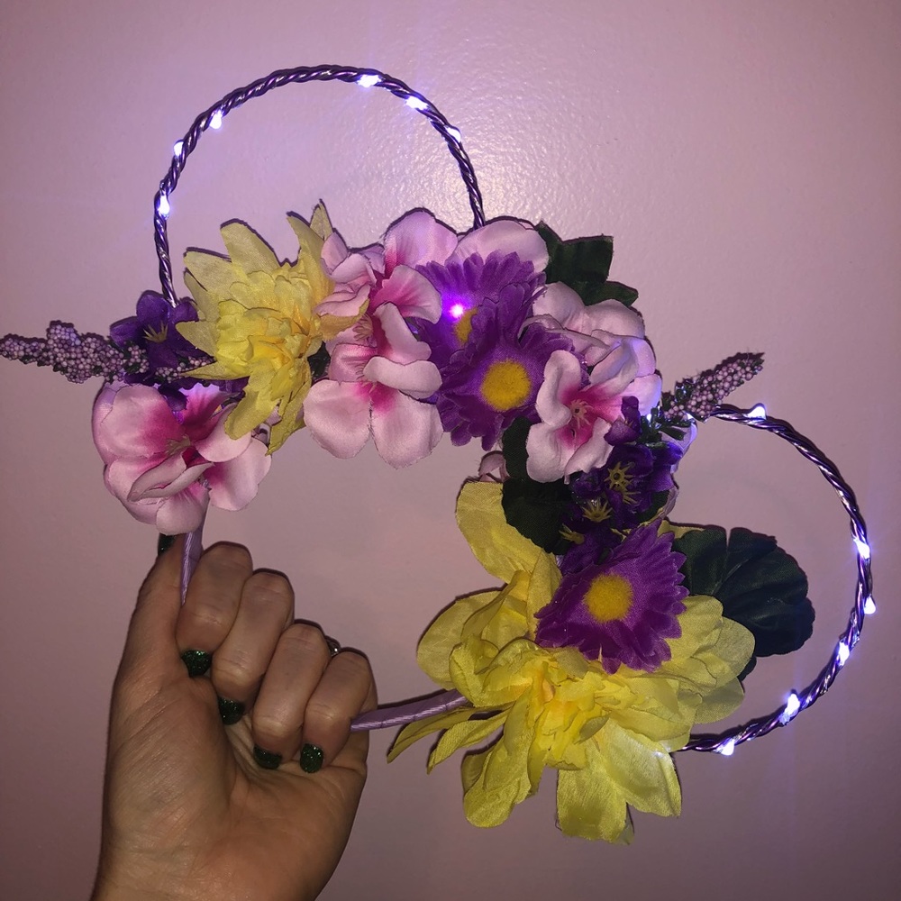 Tangled Rapunzel inspired light-up Mickey ears